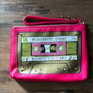 Betsey Johnson "Heartbreak Harlot" wristlet or crossbody bag